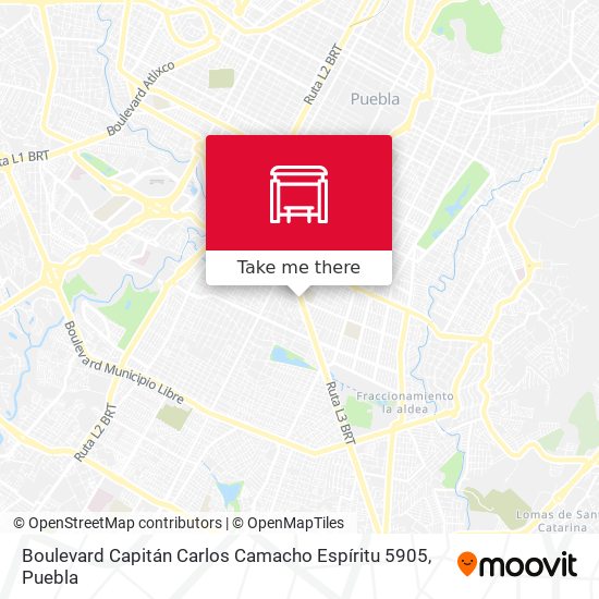 Mapa de Boulevard Capitán Carlos Camacho Espíritu 5905