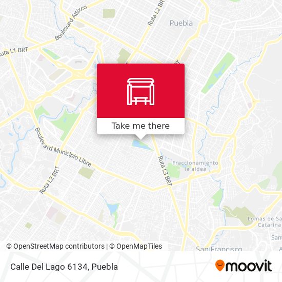 Mapa de Calle Del Lago 6134