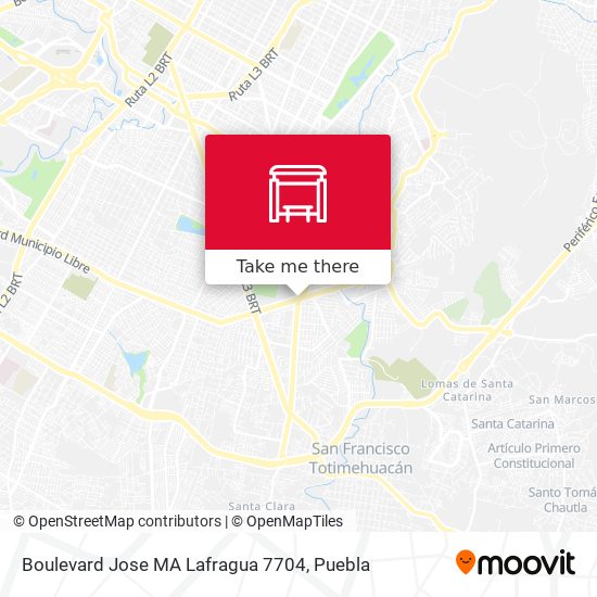 Mapa de Boulevard Jose MA Lafragua 7704