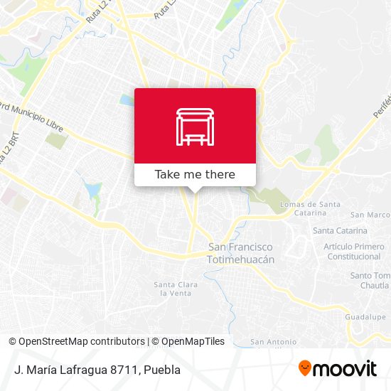 J. María Lafragua 8711 map