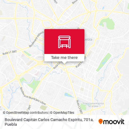 Mapa de Boulevard Capitán Carlos Camacho Espíritu, 701a