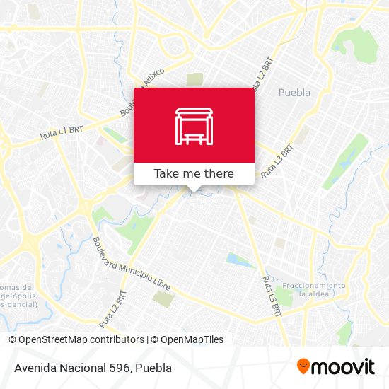 Mapa de Avenida Nacional 596