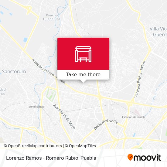 Lorenzo Ramos - Romero Rubio map