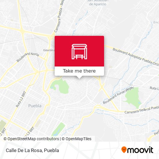 Mapa de Calle De La Rosa