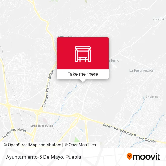 Ayuntamiento-5 De Mayo map