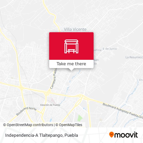 Independencia-A Tlaltepango map