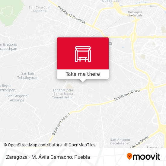 Mapa de Zaragoza - M. Ávila Camacho