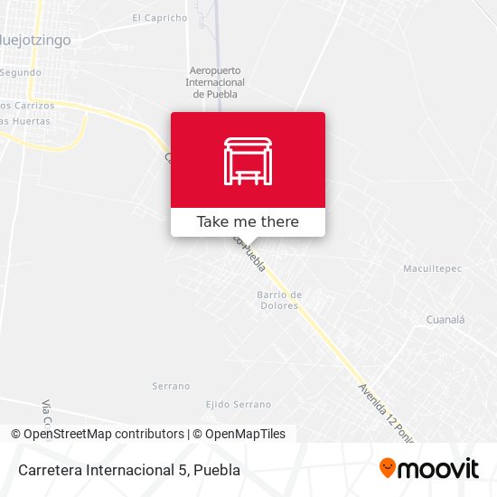 Carretera Internacional 5 map