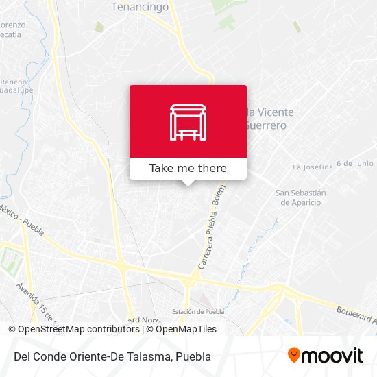 Del Conde Oriente-De Talasma map