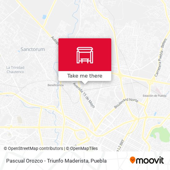Pascual Orozco - Triunfo Maderista map