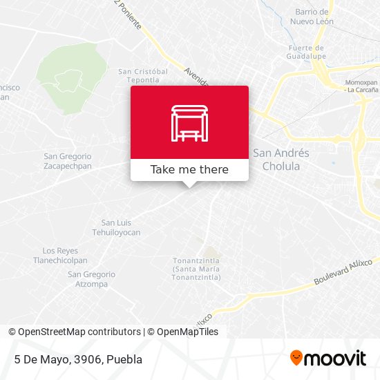 Mapa de 5 De Mayo, 3906