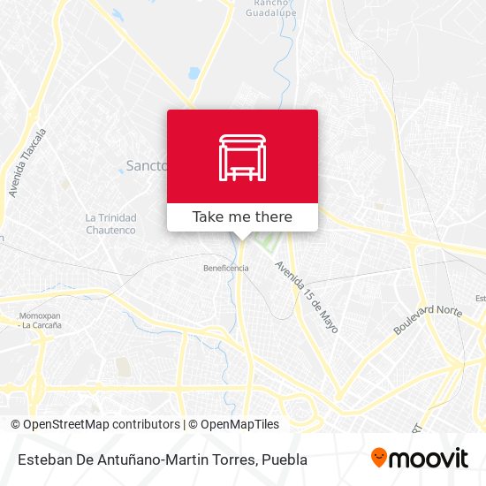 Esteban De Antuñano-Martin Torres map