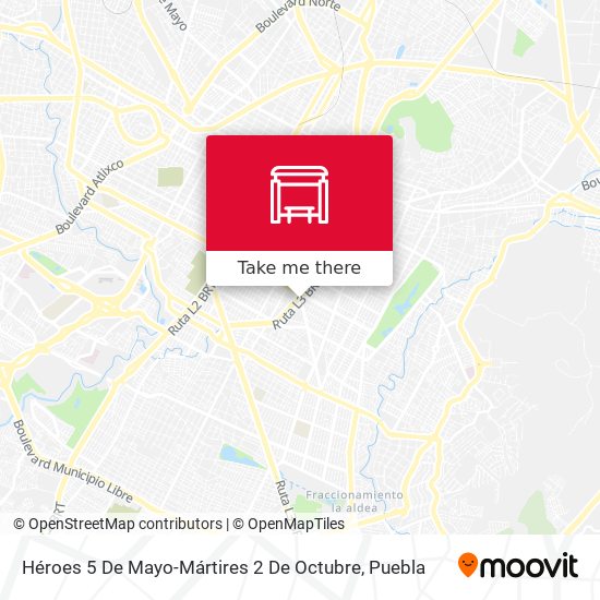 Héroes 5 De Mayo-Mártires 2 De Octubre map