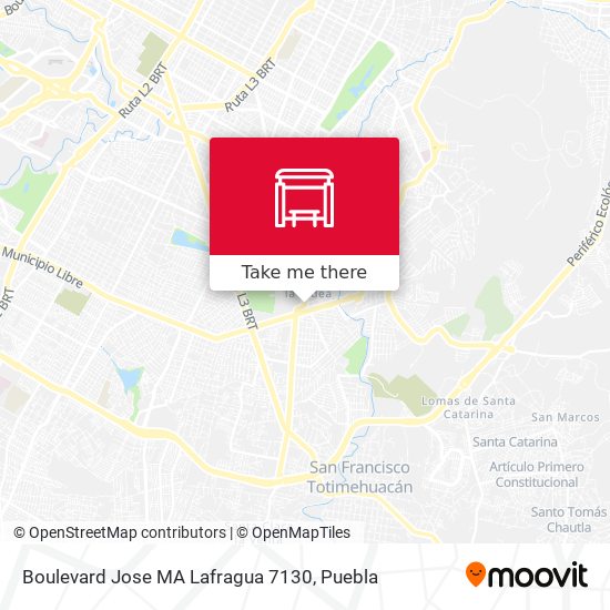 Boulevard Jose MA Lafragua 7130 map