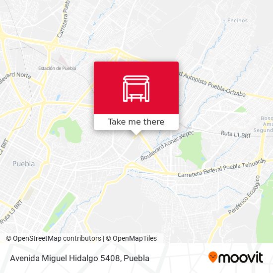 Mapa de Avenida Miguel Hidalgo 5408