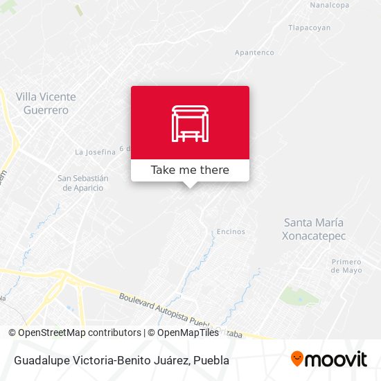 Mapa de Guadalupe Victoria-Benito Juárez
