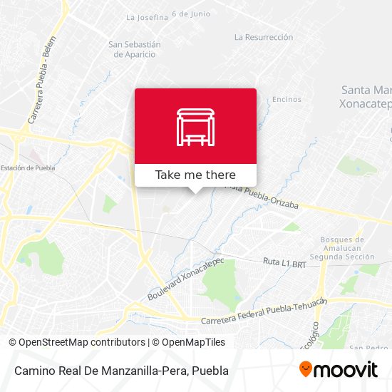 Camino Real De Manzanilla-Pera map