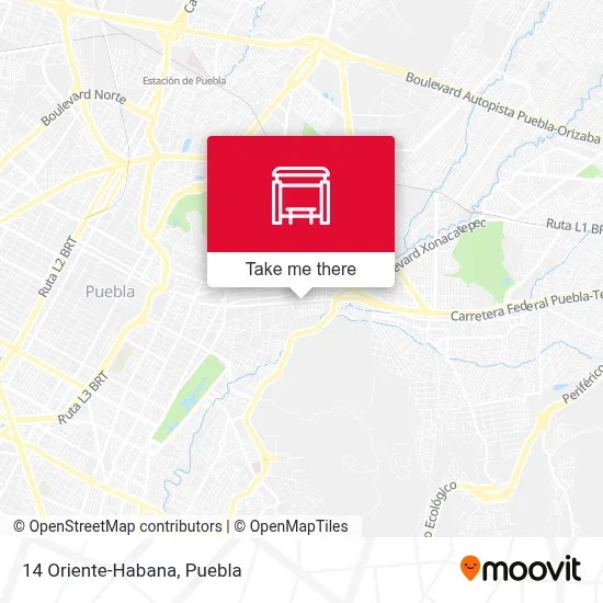 14 Oriente-Habana map
