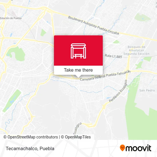 Tecamachalco map