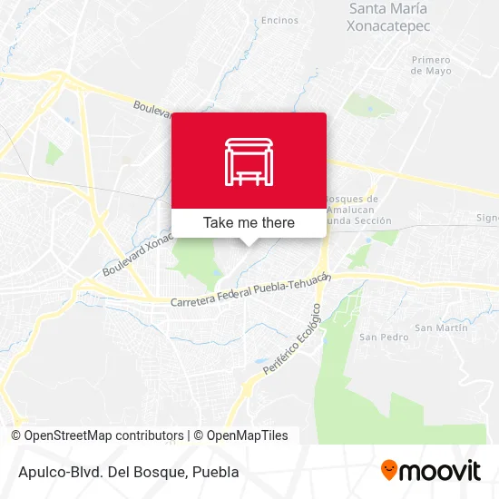 Apulco-Blvd. Del Bosque map