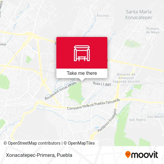 Mapa de Xonacatepec-Primera