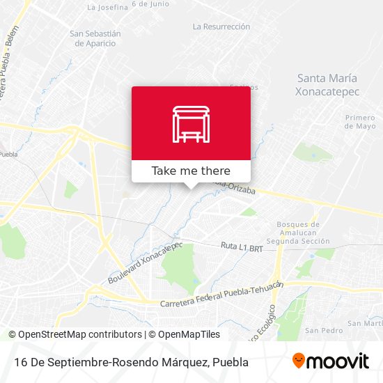Mapa de 16 De Septiembre-Rosendo Márquez