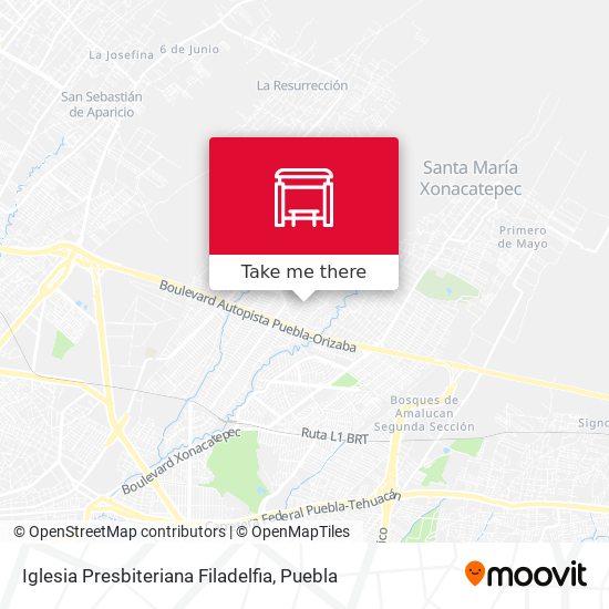 Mapa de Iglesia Presbiteriana Filadelfia