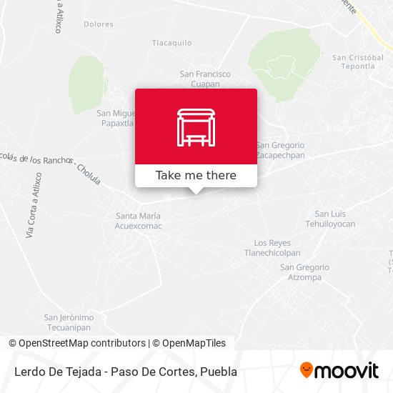 Mapa de Lerdo De Tejada - Paso De Cortes