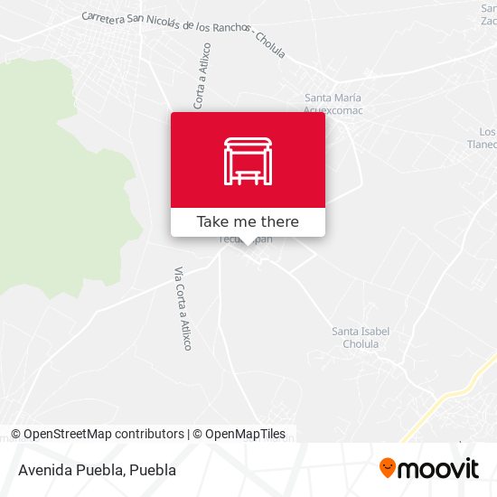 Mapa de Avenida Puebla