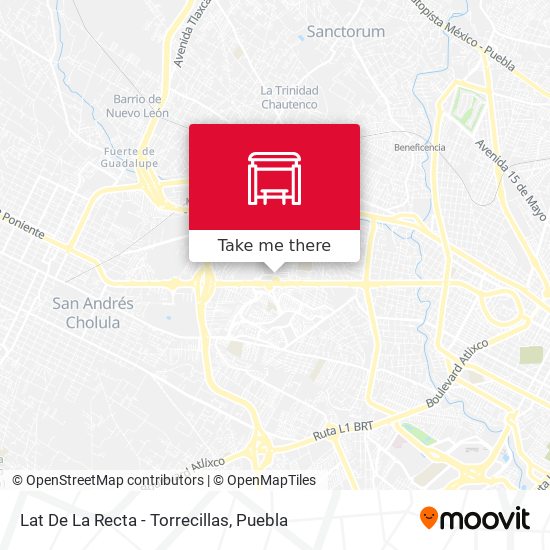 Lat De La Recta - Torrecillas map