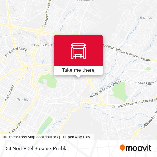 Mapa de 54 Norte-Del Bosque
