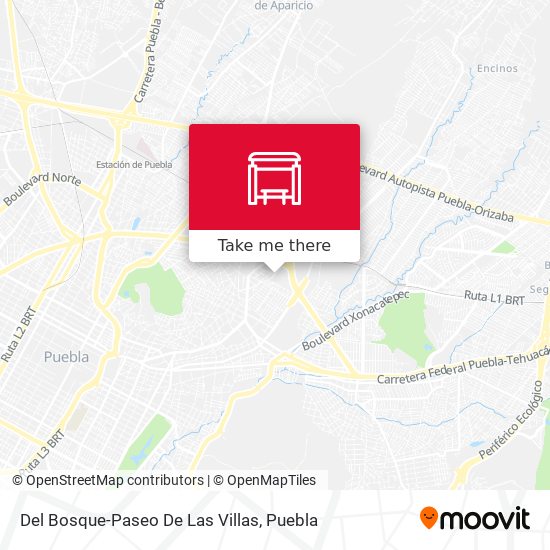Del Bosque-Paseo De Las Villas map