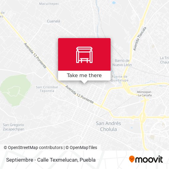Septiembre - Calle Texmelucan map