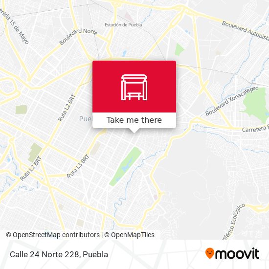 Mapa de Calle 24 Norte 228