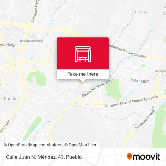 Calle Juan N. Méndez, 43 map