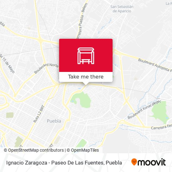 Ignacio Zaragoza - Paseo De Las Fuentes map