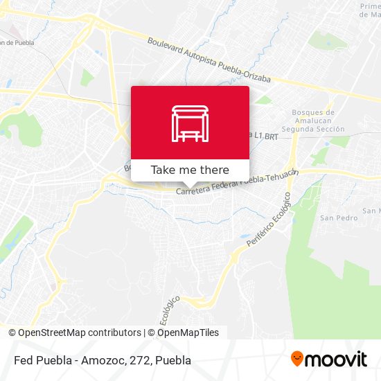Mapa de Fed Puebla - Amozoc, 272