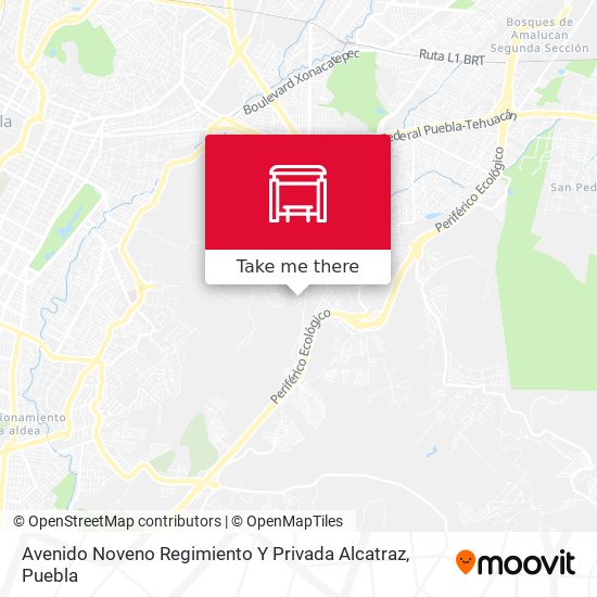 Mapa de Avenido Noveno Regimiento Y Privada Alcatraz