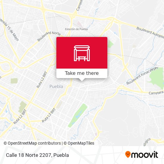 Mapa de Calle 18 Norte 2207