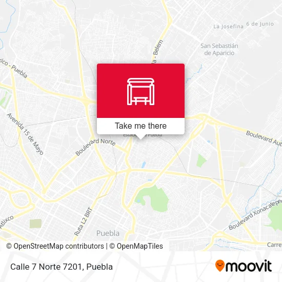 Calle 7 Norte 7201 map