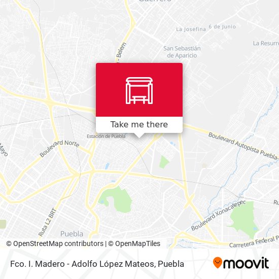 Fco. I. Madero - Adolfo López Mateos map