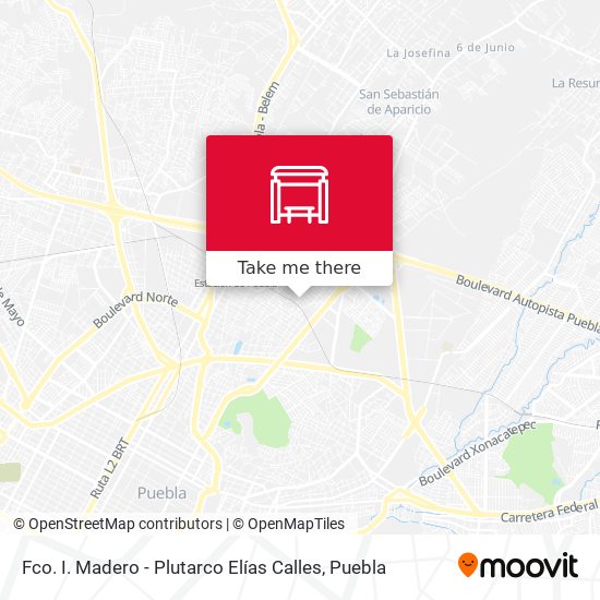 Fco. I. Madero - Plutarco Elías Calles map