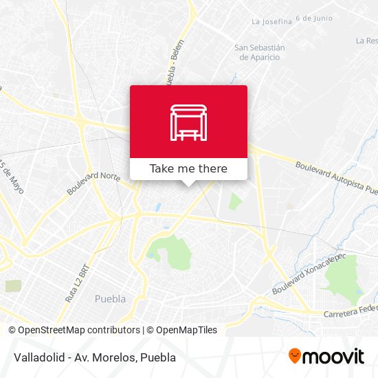 Mapa de Valladolid - Av. Morelos