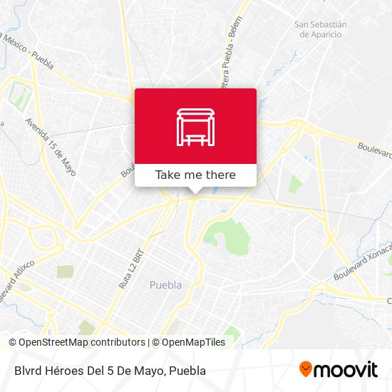 Blvrd Héroes Del 5 De Mayo map