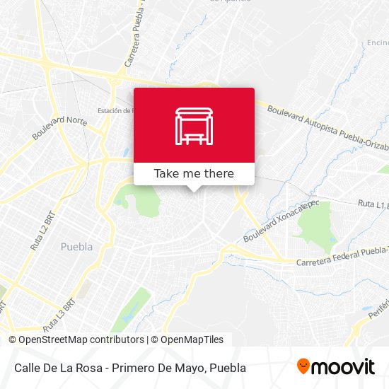 Mapa de Calle De La Rosa - Primero De Mayo