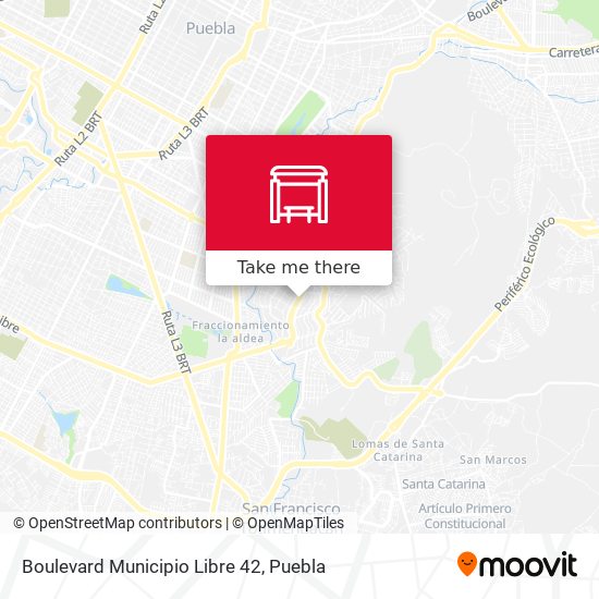Mapa de Boulevard Municipio Libre 42