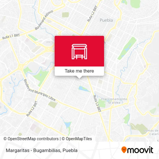Margaritas - Bugambilias map