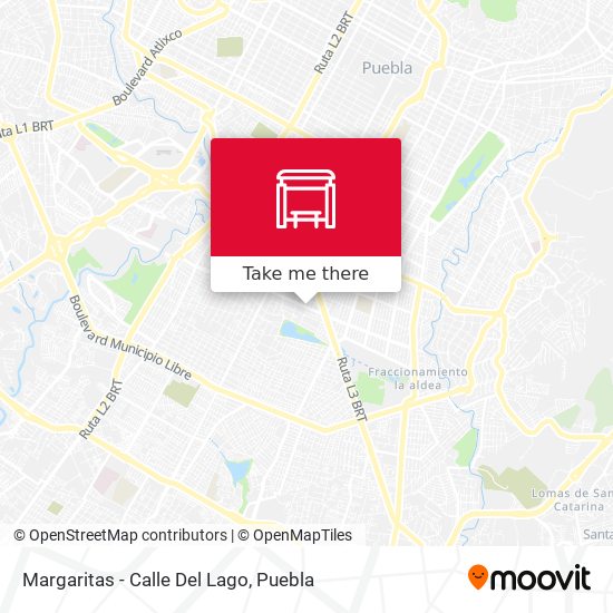 Margaritas - Calle Del Lago map