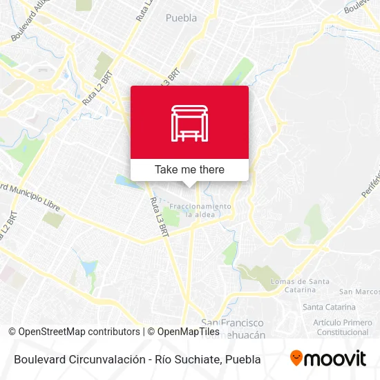 Mapa de Boulevard Circunvalación - Río Suchiate
