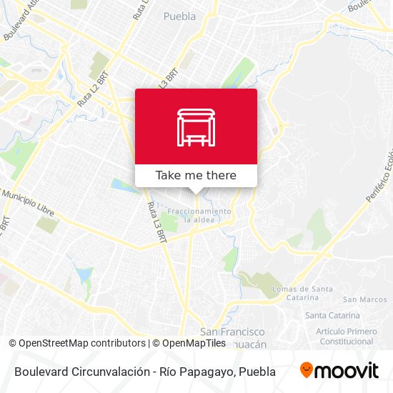 Mapa de Boulevard Circunvalación - Río Papagayo